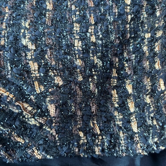 Jones New York Black and Gold Patterned Blazer - Picture 4 of 5